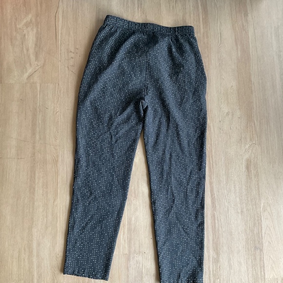 Eileen Fisher Morse Code Tencel Viscose Crepe Pant Ankle Length Size PP - Picture 4 of 10
